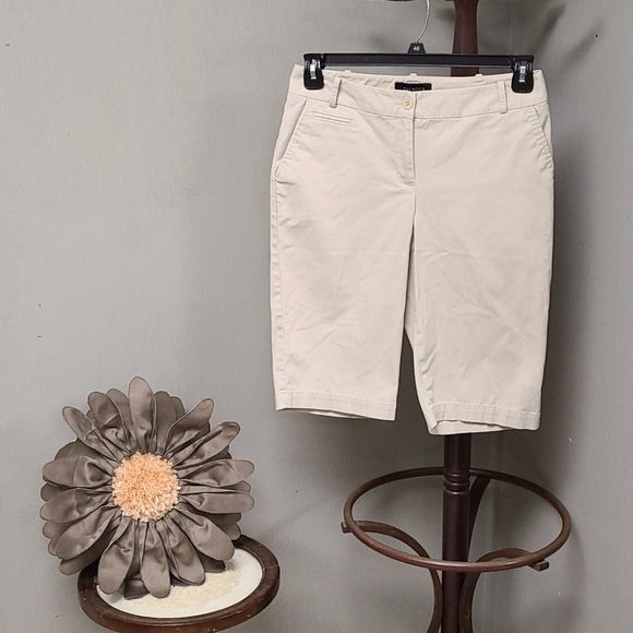 Talbots Pants - Talbots Khaki Bermuda Shorts size 4